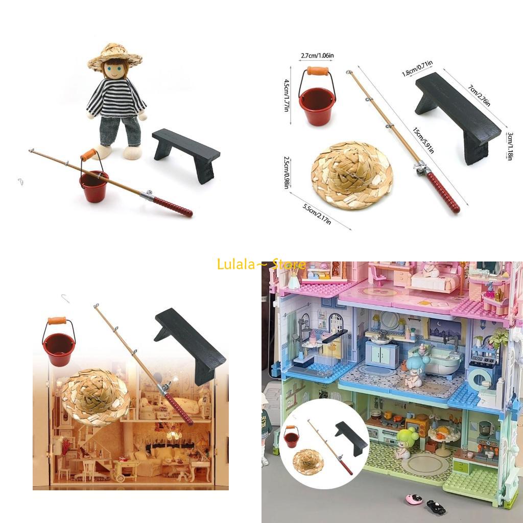 Fishing Equipment Europe - Y4QA Kinder-Rollenspiel-Angelset mit Eimerstuhl, stabilem Kunststoff,