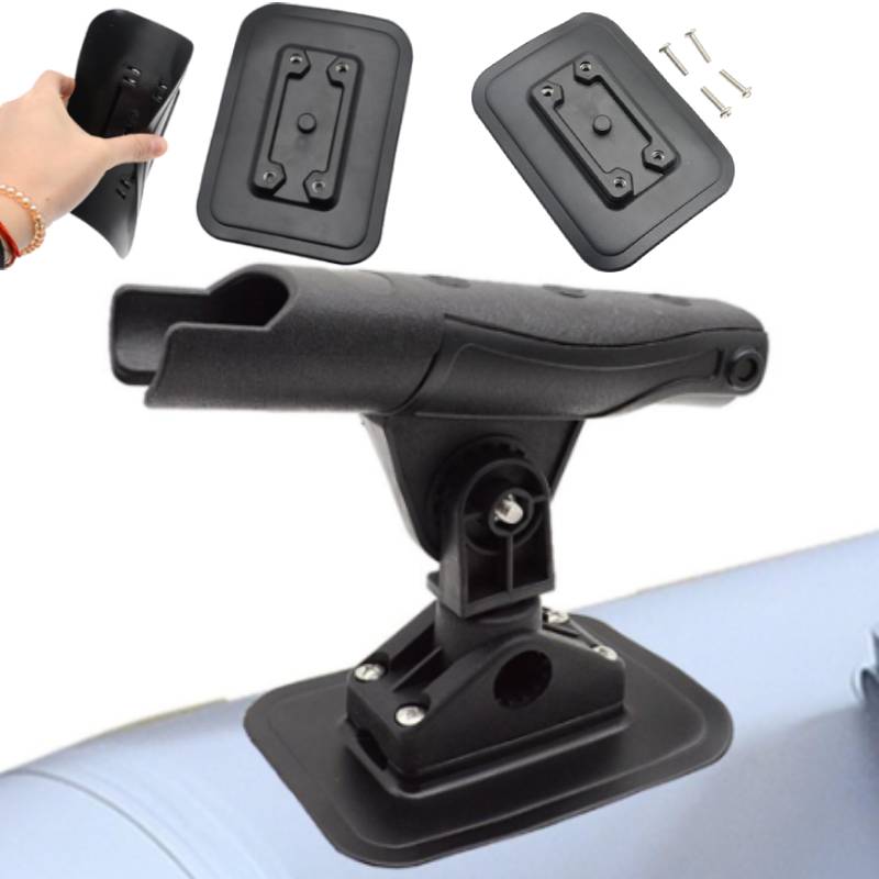 Fish Finder - 1 Set Aufblasbares Boot Angelrutenhalterung Fixierbasis