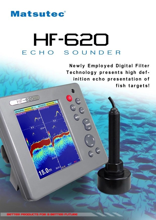 Fish Finder - Matsutec 6-Zoll HF-620 MARINE Farb-Echolot Fischfinder