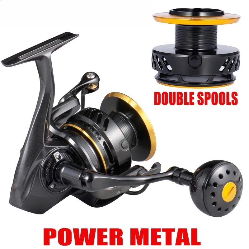 Spinning Reel - Original Lurekiller Power Spinnrolle mit Metallgehäuse,