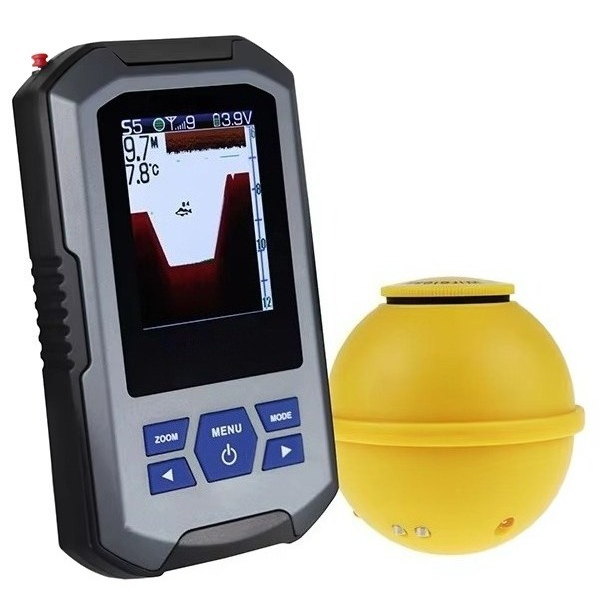 Fish Finder - Fischfinder, kabelloser Sonarsensor, 45 Meter (147