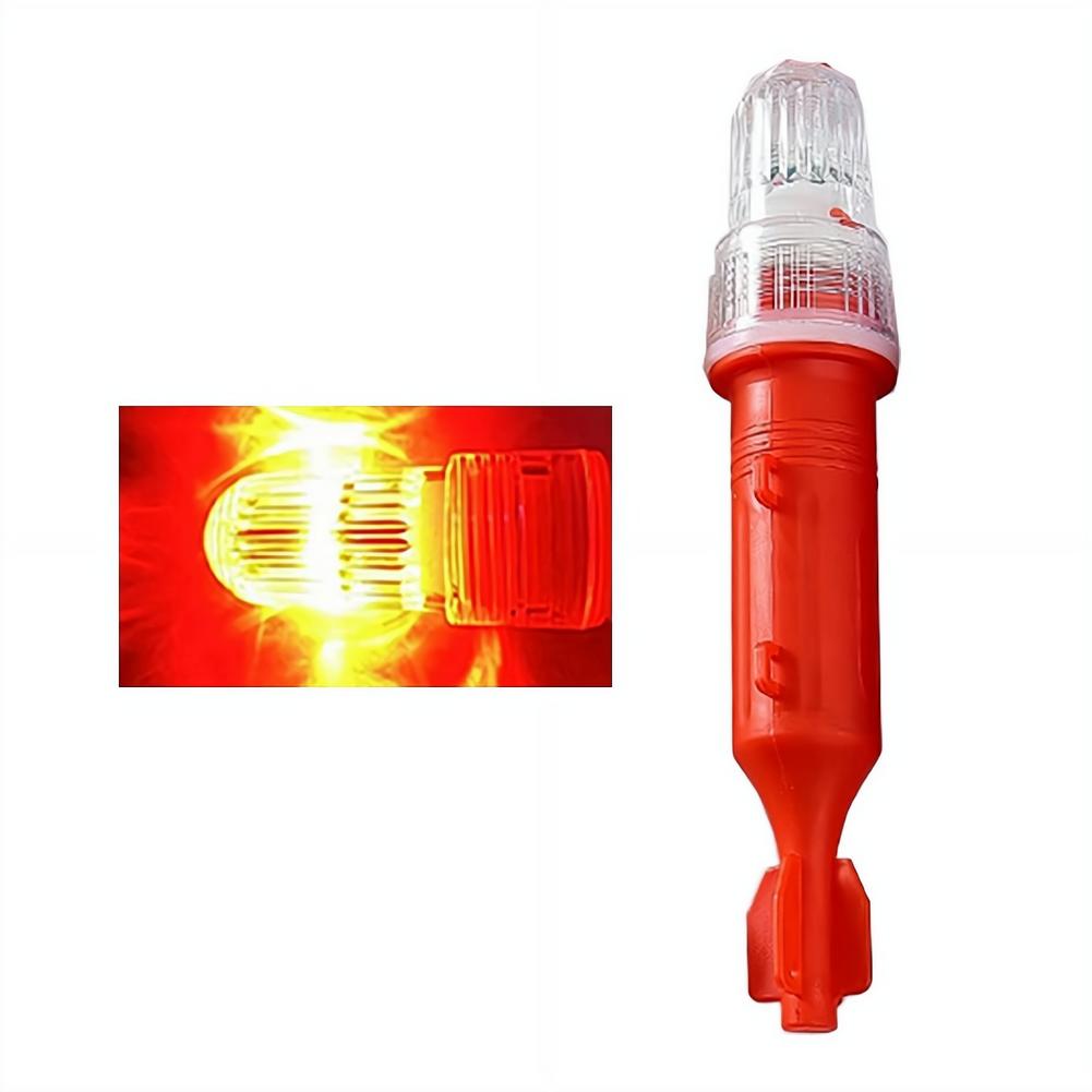 Fishing Net - Wasserdichte LED-Marinesignalleuchte Doppelblitz Fischerei-Bojenlicht Netz-Warnlampe für