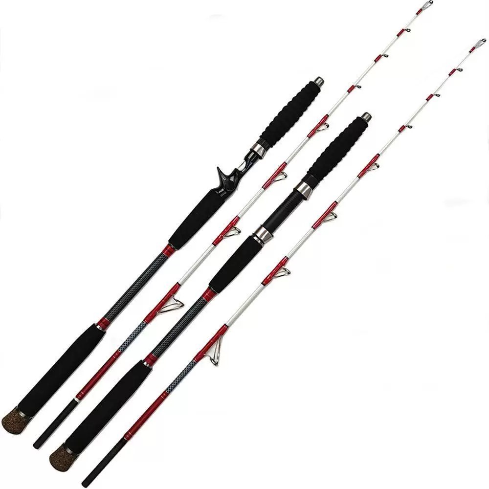 Surf Fishing Equipment - 1,6M Salzwasser-Offshore-Angelrute 100-300g zum Spinn- und