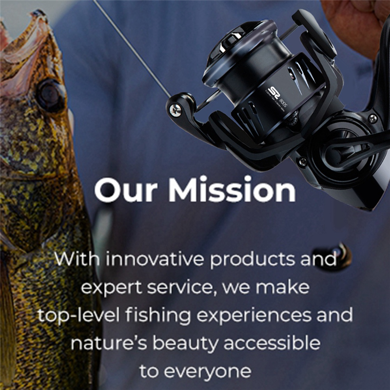 Spinning Reel - A98I-Wasserdichte 1000S ultraleichte Mini-Spinnrolle, Kohlefaser –