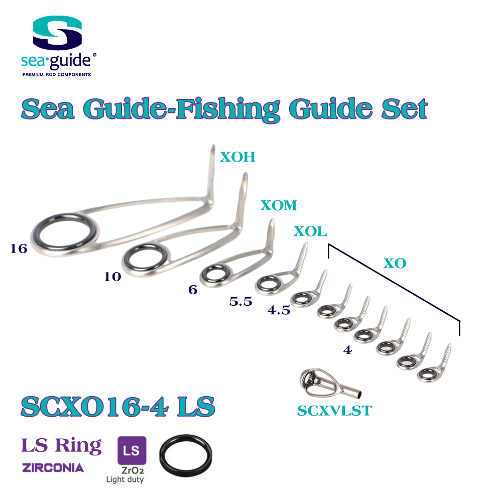 Surf Fishing Equipment - Sea Guide Einzel-Fuß-Rutenhalter XOLS Set Edelstahlrahmen
