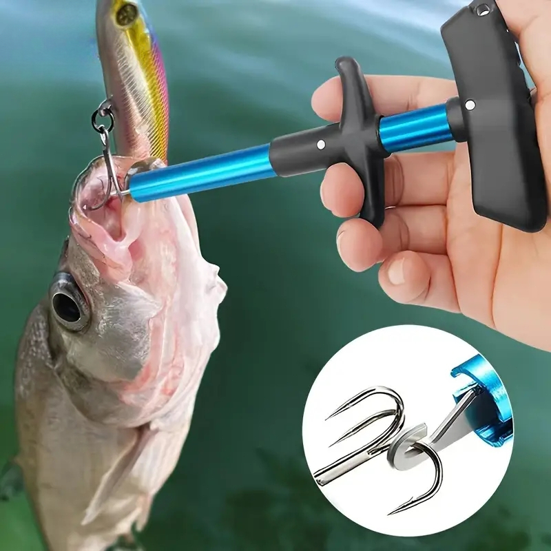 Used Fishing Equipment Near Me - 1pc Tragbare Aluminium T-Haken Taker Haken
