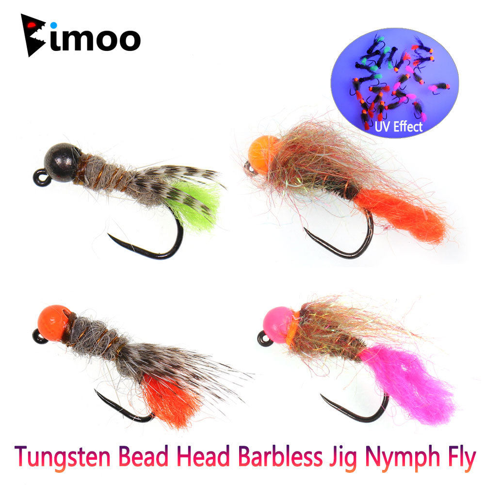 Fishing Equipment Europe - Bimoo 6PCS Wolfram Perle Kopf Widerhaken