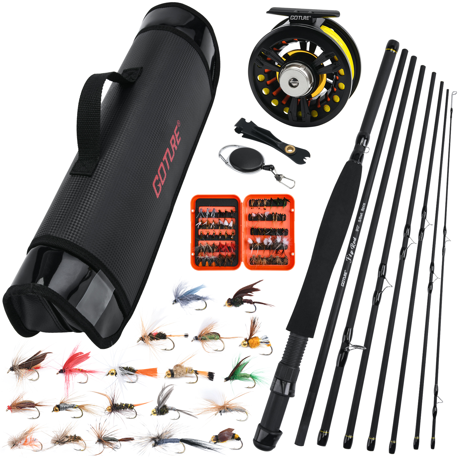Goture 8 Abschnitt Travel Fly  – Fishing Equipment Europe Bewertung und Preis