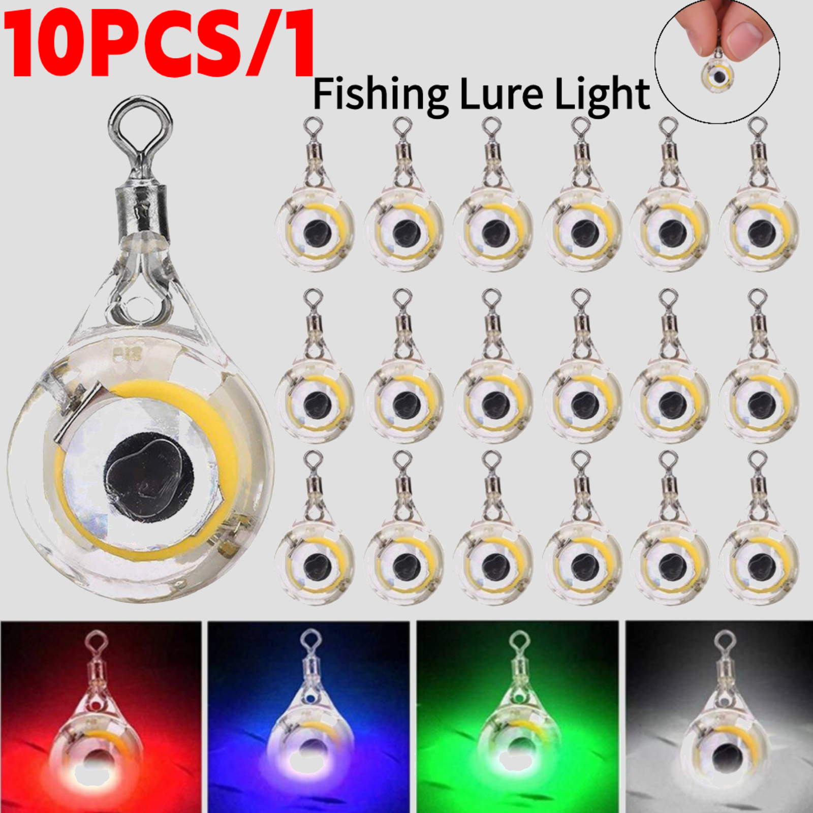 10 Stück LED Fisch-Anlocklicht – Fishing Equipment In China Bewertung und Preis