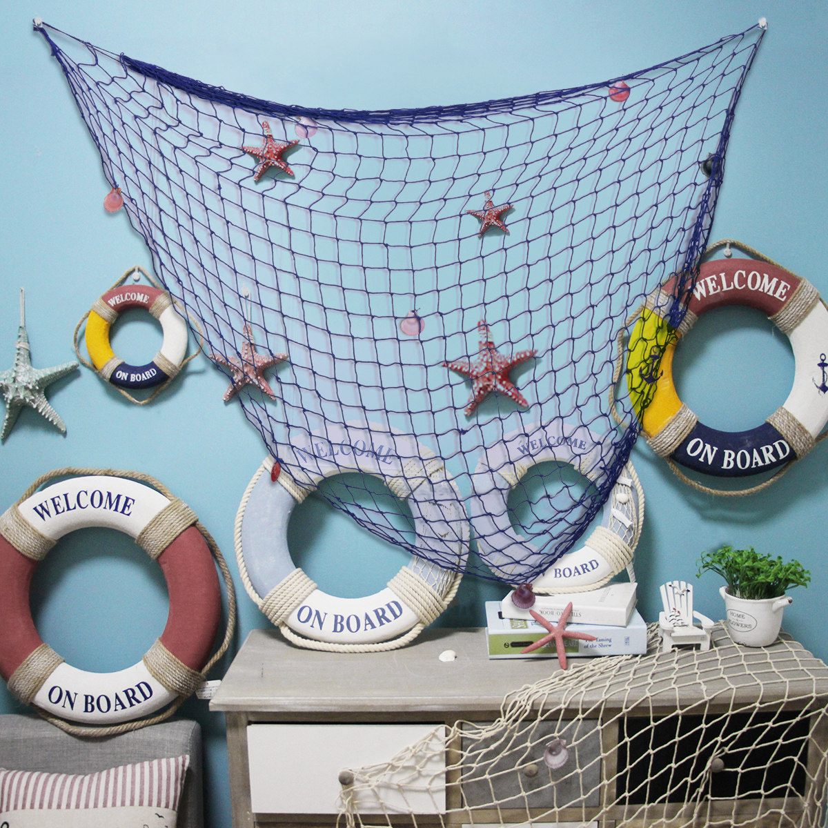 Küsten-Themen Event-Dekoration – Fishing Net Bewertung und Preis