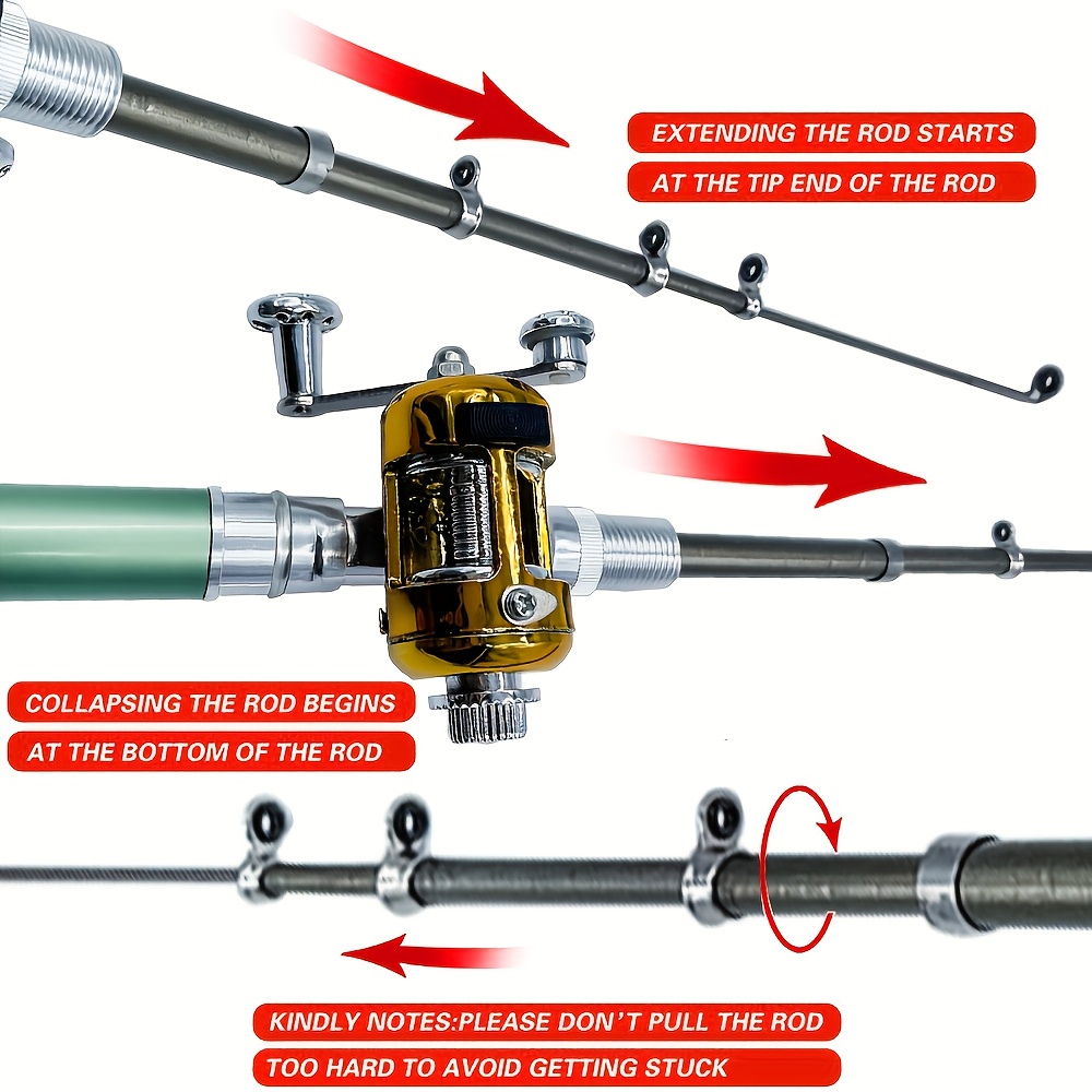 Taschen-Eis-Angelrute- und Rol – Fishing Equipment Europe Bewertung und Preis