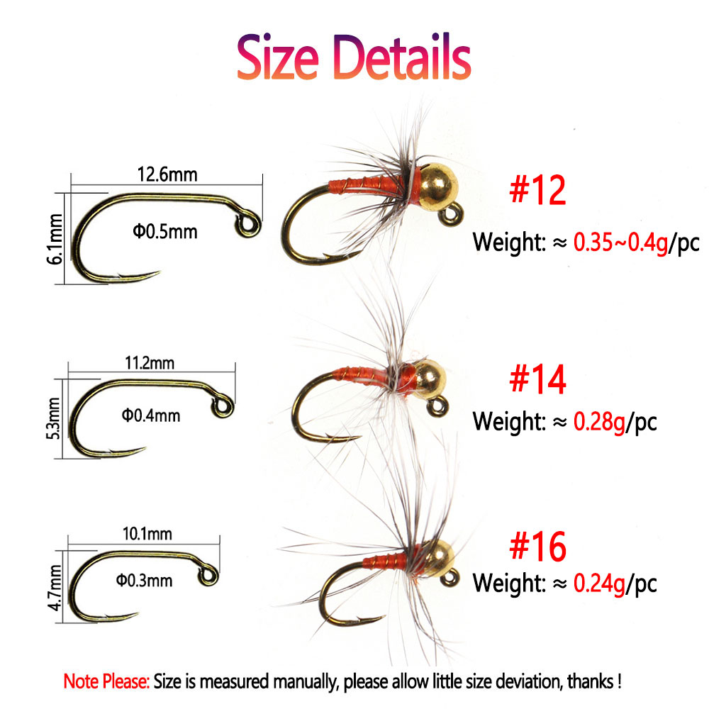 Bimoo 6 Stück # 12 #   14 # 16 – Fishing Equipment Europe Bewertung und Preis