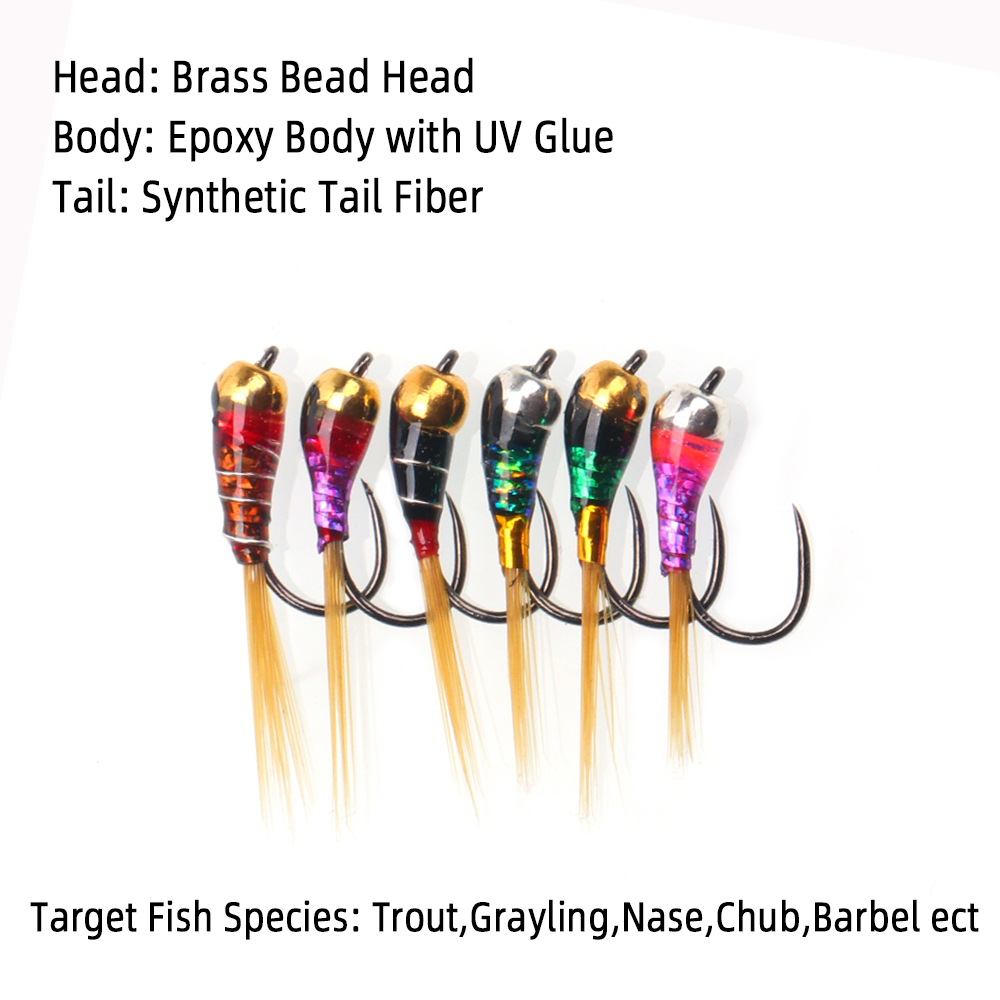 6 Stück Perdigon Nymphe oder E – Fishing Equipment Europe Bewertung und Preis