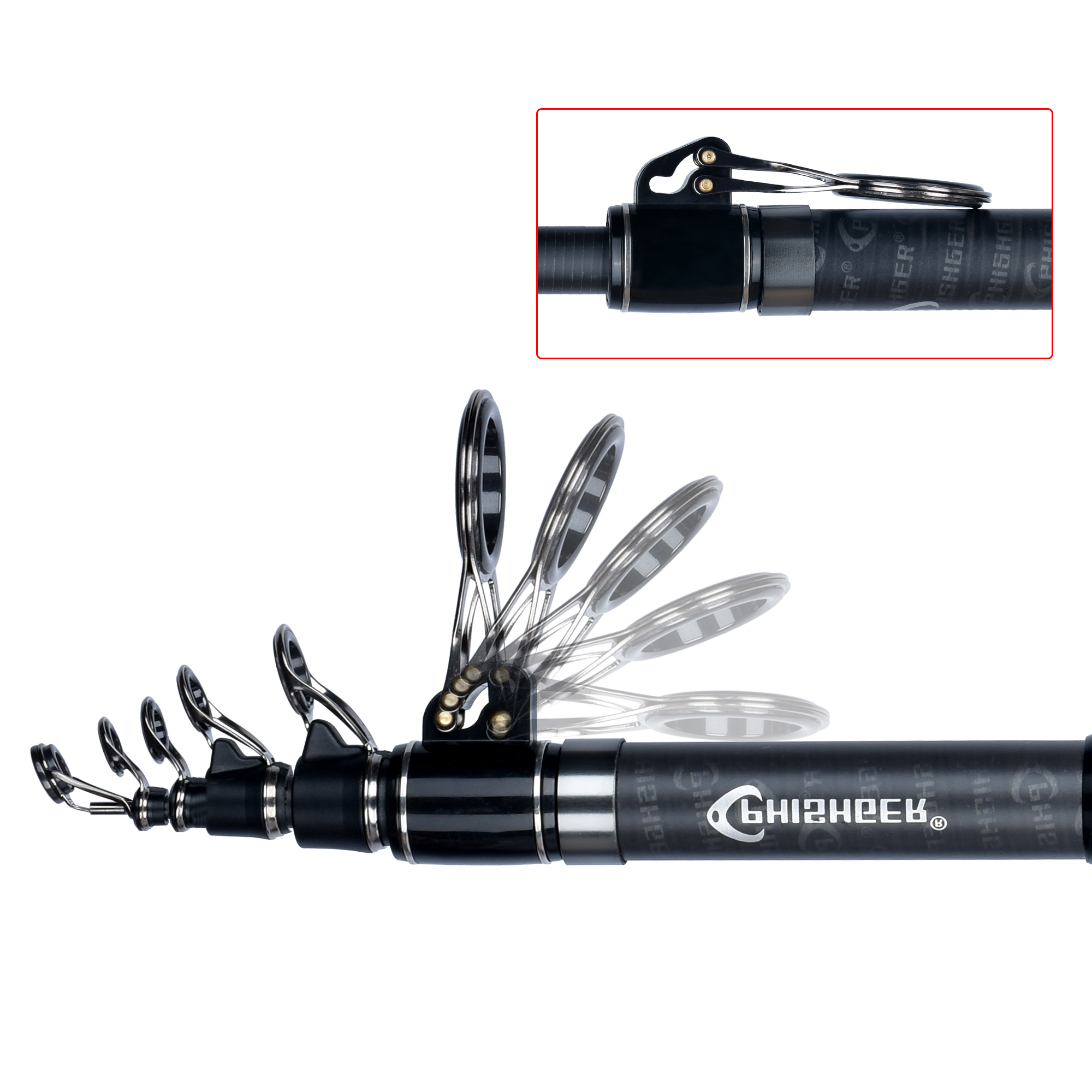 PHISHGER Teleskop-Surf-Spinnru – Surf Fishing Equipment Bewertung und Preis