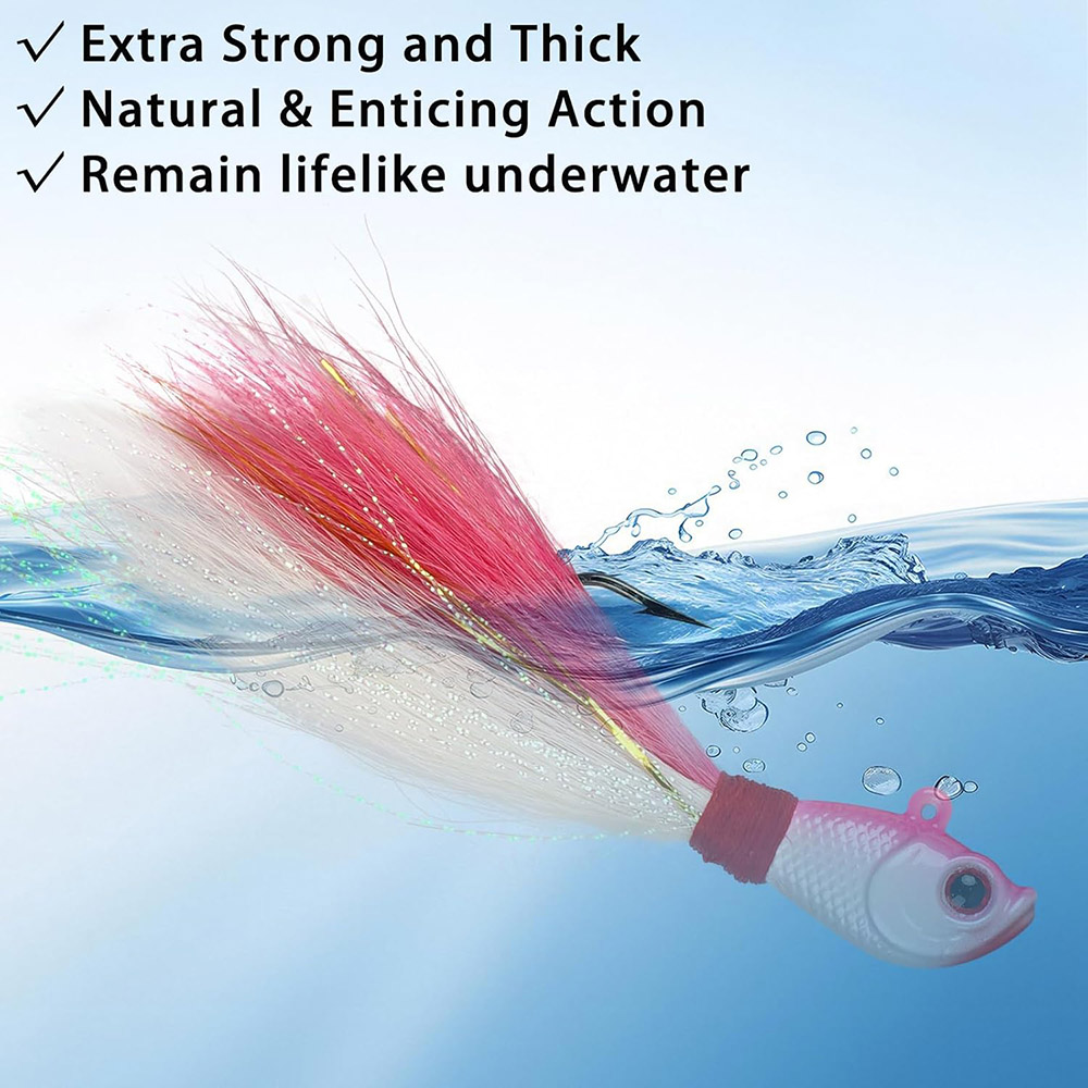 3 Stück Bucktail Jigs Salzwass – Surf Fishing Equipment Bewertung und Preis